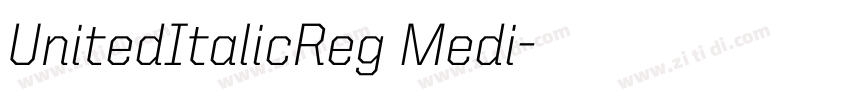 UnitedItalicReg Medi字体转换